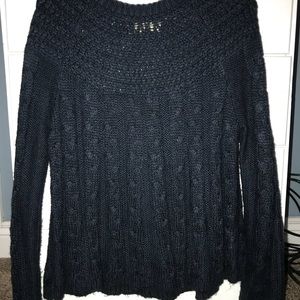 Cozy navy sweater!